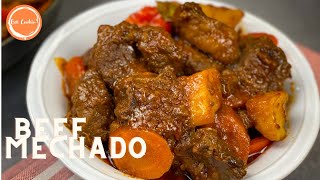 Beef Mechado Recipe  Beef Stew  Mechadong Baka  Easy to Follow Recipe [upl. by Hagi505]