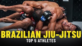 Top 5 ONE Championship Brazilian JiuJitsu Athletes [upl. by Ilsa]