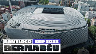 NEW Santiago Bernabéu stadium works September 2023  Real Madrid [upl. by Mallina283]