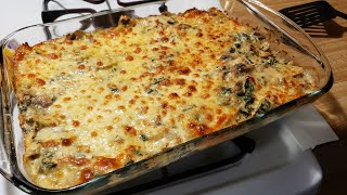 Chicken Spinach Pasta Bake [upl. by Upshaw]