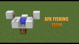 Minecraft AFK Fishing Farm Tutorial  Simple  Compact  19  110 [upl. by Rehpitsirhc]