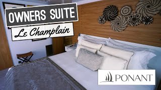 Ponant Le Champlain  Owners Suite Tour [upl. by Valma945]