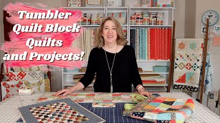 Tumbler Quilt Block Quilts and Projects [upl. by Wieche]