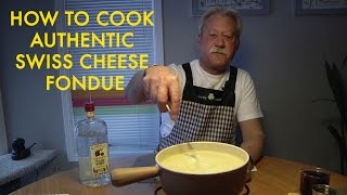 How to Make a Swiss Gruyere Cheese Fondue [upl. by Gerianne]