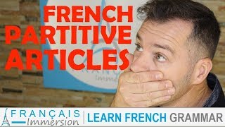 French ARTICLES Partitive  Les Articles Partitifs  FUN Learn French with Funny French Lessons [upl. by Lucais]