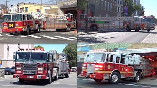 Tiller Fire Trucks Responding  Compilation [upl. by Kimble]