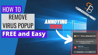 Remove Popup Virus on Windows FREE and EASY [upl. by Mattland]