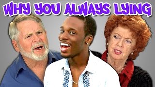 Elders React to Why You Always Lying Vine Compilation [upl. by Zebedee]