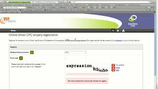 How to check your Driver CPC hours online Part 1 of 2 [upl. by Disraeli]