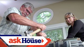 How to Repair a Bad Flooring Joint  Ask This Old House [upl. by Aguie]