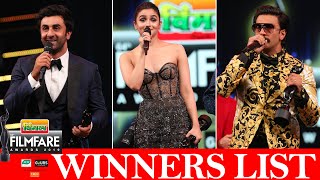 Full Winner List Vimal Elaichi Filmfare Awards 2019 Ranveer Singh  Ranbir Kapoor Alia Bhatt [upl. by Sucramat]