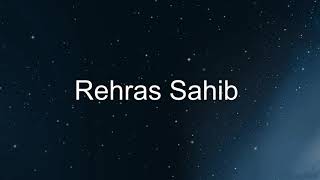 Rehras Sahib Fast  10 MINUTES  Fastest  Sikh Prayer [upl. by Weatherby]