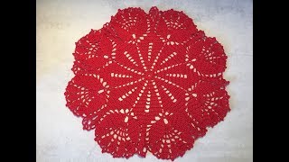 Tuto napperon tulipe au crochet [upl. by Illene]