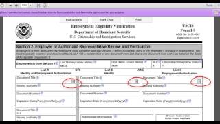 How to Complete an I9 Form [upl. by Schreibe]