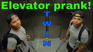 Elevator Prank  Twin Television [upl. by Ahsilrac]