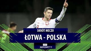 El Euro 2020 Łotwa  Polska Hattrick Lewandowskiego  Skrót meczu [upl. by Durant]