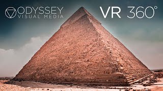 Pyramids of Egypt Virtual Tour  VR 360° Travel Experience [upl. by Aikehs]