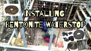 HOW TO INSTALL BENTONITE WATERSTOP [upl. by Rabbi]