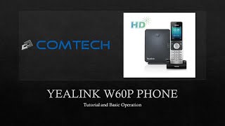 Yealink W60B Cordless Tutorial  Updated [upl. by Maggee]