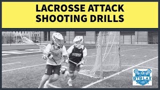 Lacrosse Attack Shooting Drills [upl. by Buehrer183]