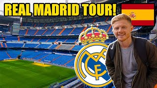 Real Madrid Stadium Tour Santiago Bernabéu Stadium  Pitch Museum Changing Rooms and MORE [upl. by Illom]