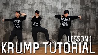 Krump Tutorials  Lesson 1  Stomp [upl. by Rotceh]