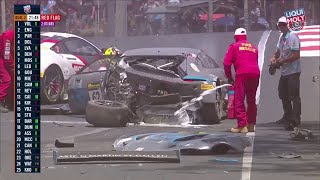 Bathurst 12 Hour terrifying crash for Kirchhoefer [upl. by Asquith]