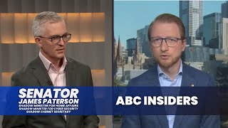 James Paterson joins Insiders [upl. by Slorac]