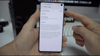 How to Disable  Turn OFF TalkBack on a Samsung Galaxy S10 [upl. by Ebsen608]