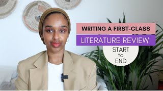 The Quickest Way To Write A First Class Literature Review  IN JUST 5 EASY STEPS [upl. by Crowe266]