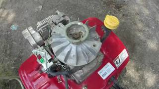 MTD front tine tiller needs linkage adjustment [upl. by Enetsuj]