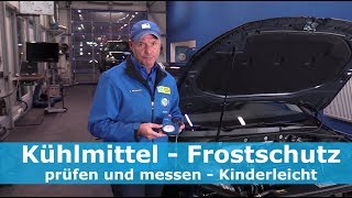 Kühlmittel  Frostschutz prüfen und messen  Kinderleicht [upl. by Ellie]