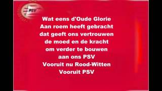 PSV Clublied Met tekst [upl. by Airetas724]