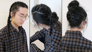 Braid Styles  Men Long Hairstyles [upl. by Inuat]