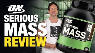 Optimum Nutrition Serious Mass My Complete No BS Review [upl. by Ellehcyar]