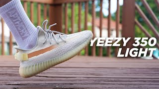 Color Changing YEEZYs Adidas YEEZY 350 V2 LIGHT Review [upl. by Efinnej289]