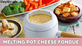 Melting Pot Fondue  Classic Cheese Fondue [upl. by Willms426]