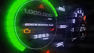 11 Speedometer Working Animation  After Effects Template [upl. by Arratahs]