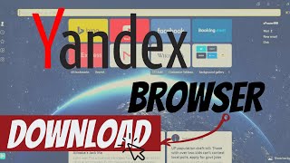 How to download YANDEX browser in your PCLaptop [upl. by Wolfson768]