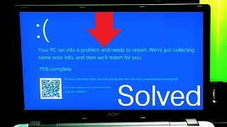 How to Fix Windows 10 Startup Error Issue  Your PC Ran Into a Problem and Needs to Restart [upl. by Gaves787]