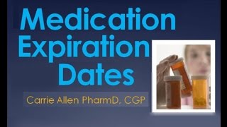 Everything You Need to Know about Medication Expiration Dates [upl. by La Verne]