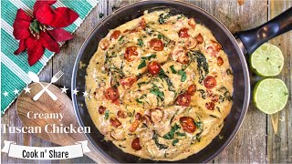 Creamy Tuscan Chicken in 30 Minutes [upl. by Kristianson661]