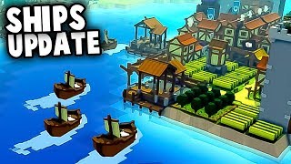 NEW Island Kingdom and ROYAL NAVY New Ships amp Ports Update Kingdoms and Castles New Update Ep1 [upl. by Leirza]