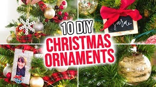 10 DIY Christmas Ornaments [upl. by Tymothy40]