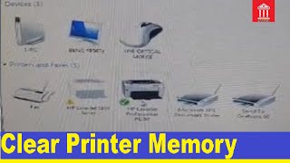 How to clear printer memory [upl. by Malda]