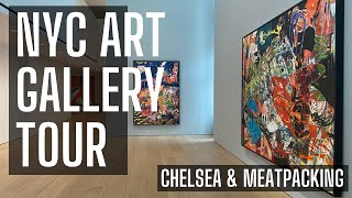 NYC Art Gallery Tour of Chelsea amp Meatpacking [upl. by Attesoj]