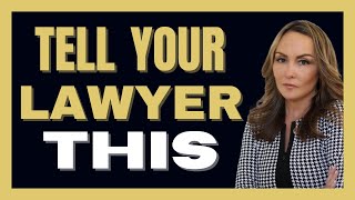 Make Sure to Tell Your Lawyer This [upl. by Anitselec744]