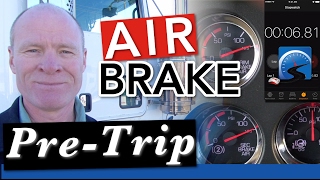 How to Do the CDL Air Brake PreTrip Inspection [upl. by Ahsenit]