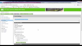 How to setup scan to email on HP Printers [upl. by Ahseenat]