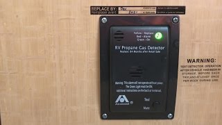 How To RV Propane Detector False Alarm and Fuse Location [upl. by Tormoria]